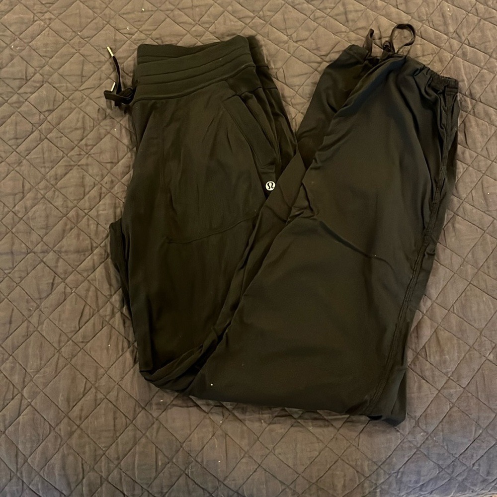 Black lululemon dance studio pants